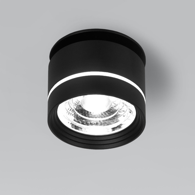 25035/LED 8W 4200K чёрный
