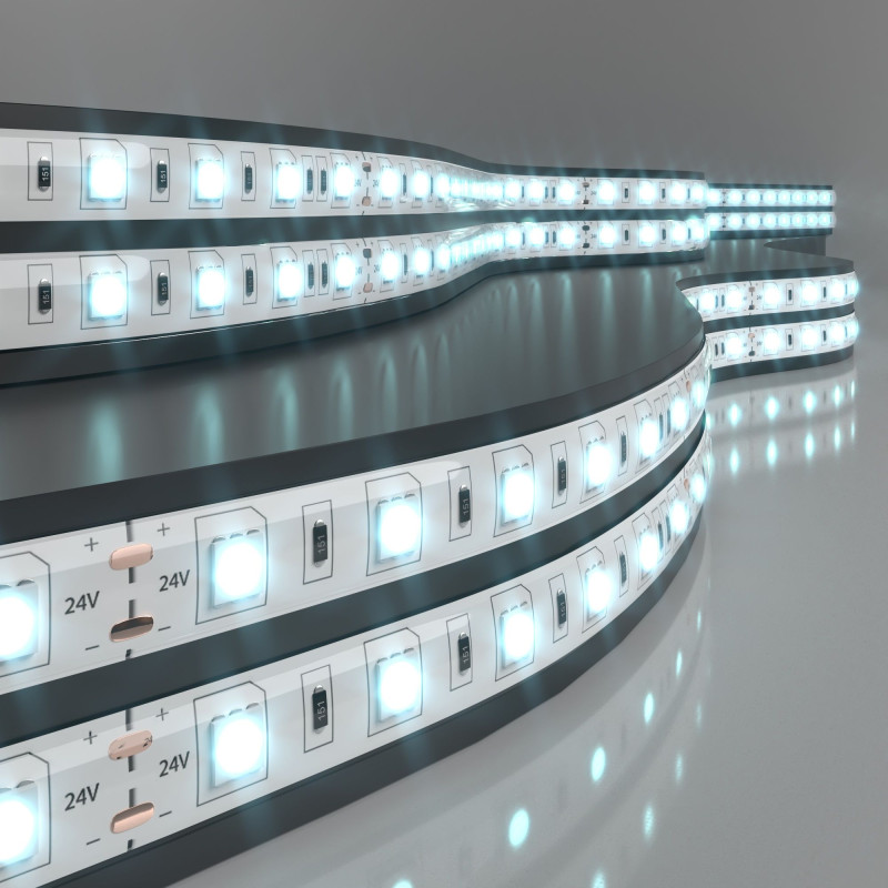 5050 24V 60Led 14,4W IP65 / холодный белый