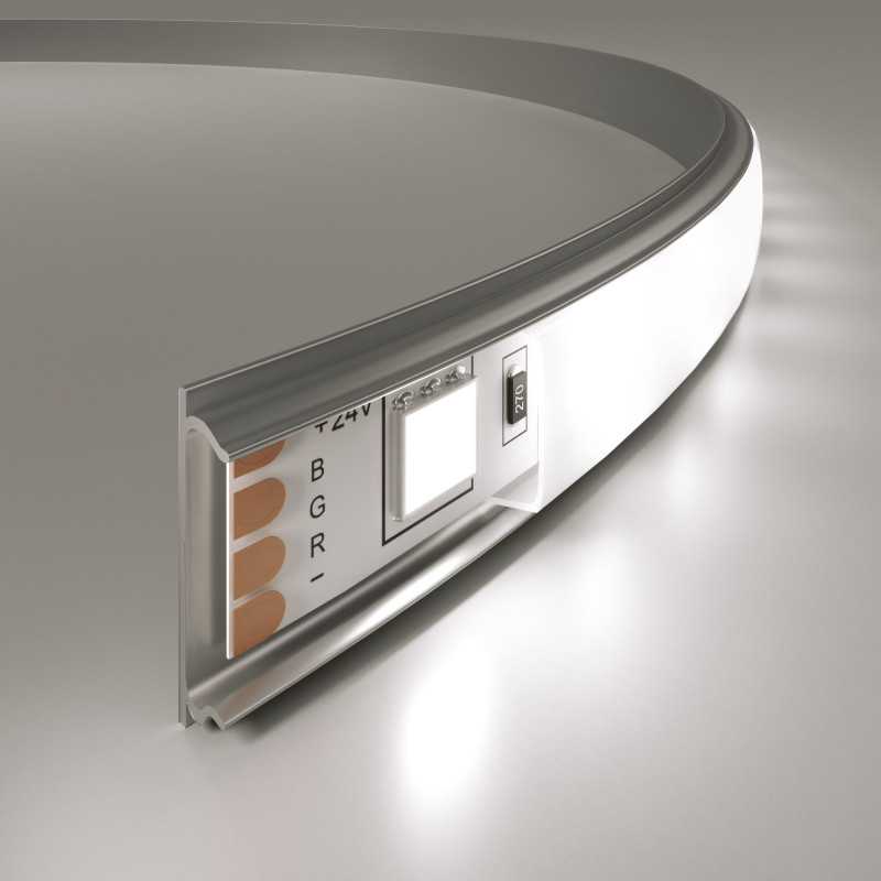 LL-2-ALP012 Гибкий алюминиевый профиль для LED лен