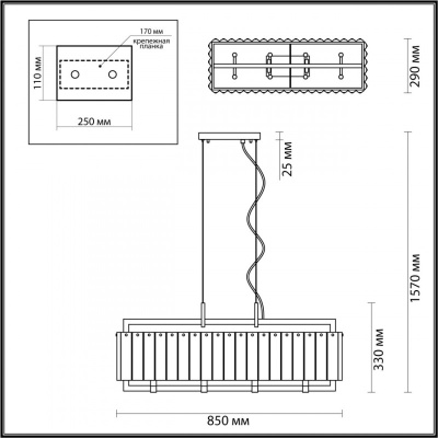 Odeon Light 4976/8 золотой 4976/8